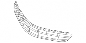 Решетка радиатора grill Toyota Camry 10-11 черная