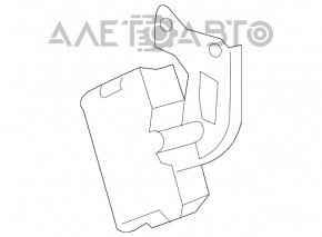 Passenger Outer Mirror Toyota Highlander 14-