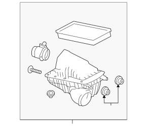 Ansamblu carcasă filtru de aer Land Rover Discovery 17-21 3.0d