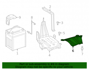 Palet pentru baterie Lexus ES300h 13-18