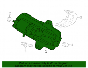Стартер Ford Transit Connect MK2 13-17 2.5
