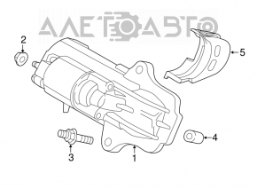 Стартер Ford Transit Connect MK2 13-17 2.5