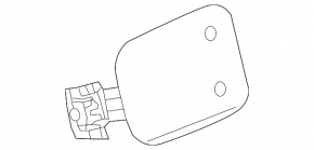 Лючок бензобака Toyota Prius 50 16-18