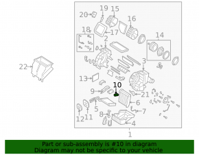 Клапан печки кондиционера Mazda3 03-09