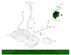 Топливный насос бензонасос BMW X1 F48 16-22 B46