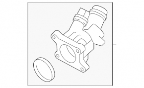 Carcasă termostat Volvo XC60 22-26 B5, B6