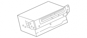 Radio-casetofon BMW X3 G01 18-21 cu unitate CD, fără navigație, Harman Kardon