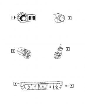 Датчик педали тормоза Jeep Cherokee KL 19-20