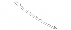 Bandă bară față, centrală inferioară, Mercedes Clasa C W206 300 22-25 AMG pachet, cromată