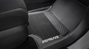 Set covorase interior Toyota Rav4 19- cauciuc, negru nou original