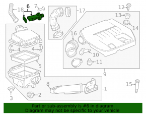 Расходомер воздуха Chevrolet Volt 11-15