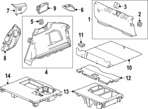 Плафон освещения багажника задний левый Honda CRV 23-26