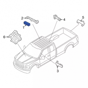 Keyless Entry Transceiver Module Ford Edge 19-21