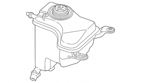 Расширительный бачок охлаждения Mini Cooper F56 3d 14-19 1.5t