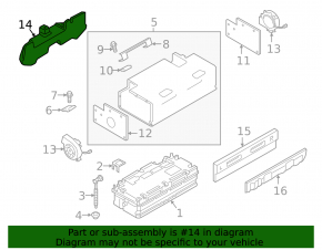 Baterie față din polistiren pentru Audi A6 C8 19-25 3.0T MHEV 48V