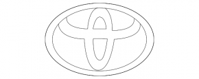 Эмблема логотип TOYOTA двери багажника Toyota Venza 21-24