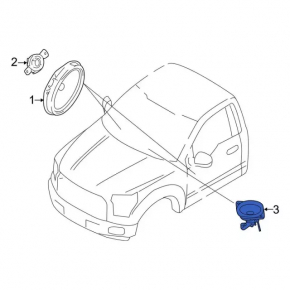 Динамик торпедо Ford Fusion mk5 13-20