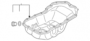 Palet ulei Mazda 3 14-18 BM nou original