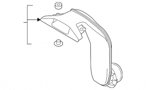 Воздухоприемник Mazda CX-50 23-26 2.5T