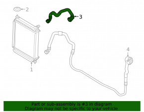 Furtun sistem de răcire BMW X7 G07 19-22 3.0T
