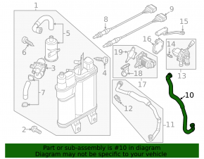 Трубка картерных газов VW Jetta 14-18 USA 2.0T