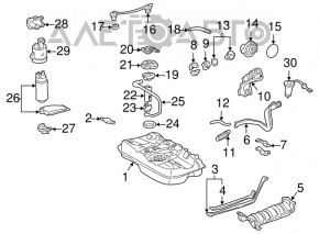 Топливный насос бензонасос Toyota Solara 2.4 04-06