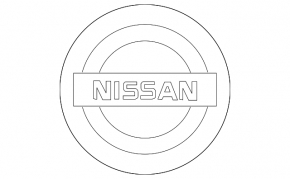 Центральный колпачок на диск Nissan Rogue Sport 20-22 54/50мм черный глянец
