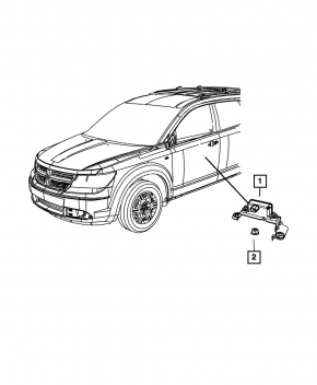 SENZOR DE VITEZĂ DE ÎNCLINARE Dodge Journey 11-