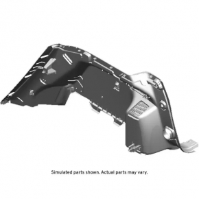 Capotă arc stânga Chevrolet Equinox 18-21, neagră