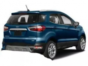 Губа заднего бампера Ford Ecosport 18-22 серая