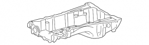 Palet metalic 3URFE Toyota Sequoia Tundra 08-16 5.7