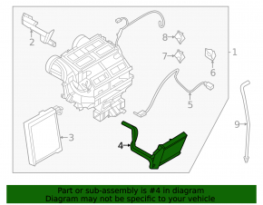 Радиатор отопителя печки Nissan Sentra 20-24