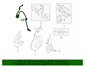Датчик ABS передний правый Subaru Impreza WRX GH 08-14 2.5T