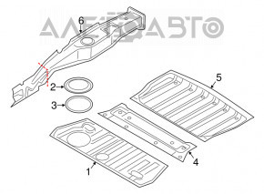 Корыто багажника Mini Cooper Countryman R60 10-16
