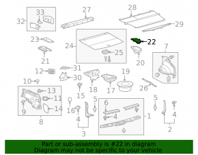 Крышка кармана багажника правая Lexus RX350 RX450h 10-12 серая