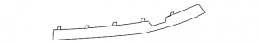 Уплотнитель капота правый GMC Terrain 18-23