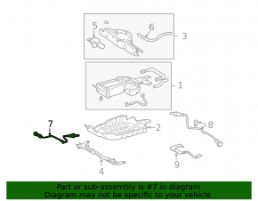 Лямбда-зонд задний первый Lexus RX400h 06-09