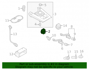 Кнопка паркинга Audi A3 8V 17-20 4d хром