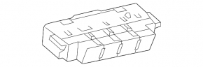 Блок кнопок передней панели левый Lexus ES250 ES300h ES350 19-21