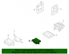 Gateway Control Module Audi A4 B8 08-16