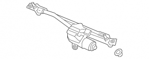 Трапеция дворников очистителя с мотором Audi A4 B9 17-25