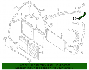 Патрубок системы охлаждения Mercedes W167 GLE 450 20-26