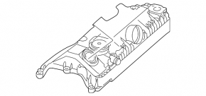 Крышка ГБЦ 1-4 правая BMW X5 E70 4.8 N62B48