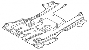 Защита двигателя Nissan Sentra 20-23