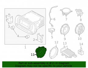Сабвуфер Kia Soul 14-19