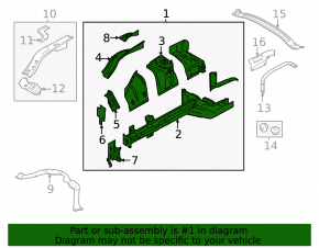 Четверть передняя правая Ford Mustang mk6 15-23