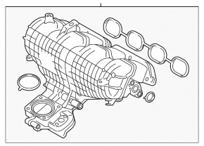 Colector de admisie Toyota Prius 30 10-15