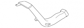 Воздухоприемник нижний Toyota Highlander 08-13 3.5