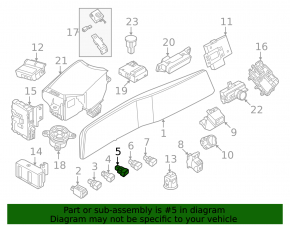 Buton AUTO HOLD Nissan Ariya 23-25