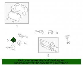 Кнопка открытия лючка бензобака Honda Insight 19-22
